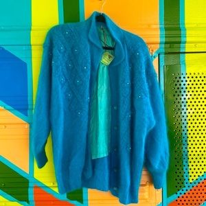 Vintage handmade 100% Cashmere cardigan